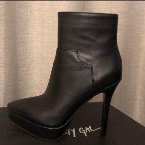 Black Nasty Gal Booties